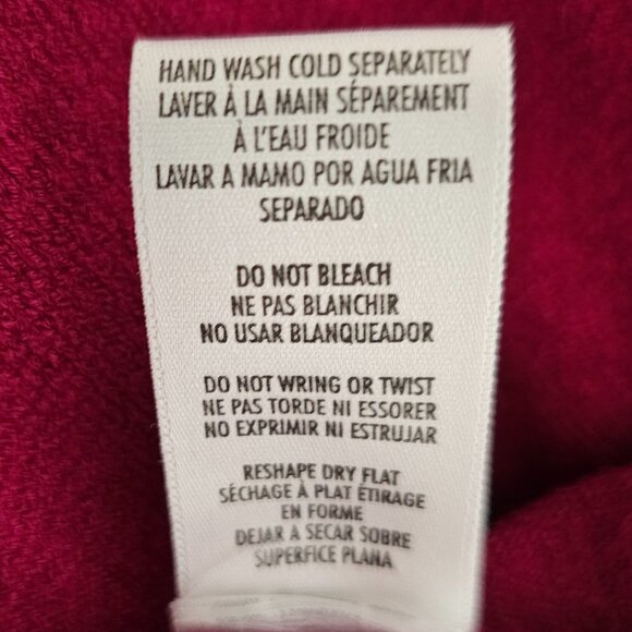 Petite Sophisticate Long Sleeve Turtleneck Top | NWT | SP | Raspberry Pink - Picture 16 of 16
